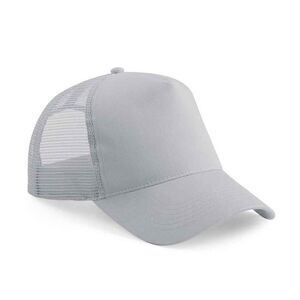 Beechfield Childrens/Kids Trucker Cap / Light Grey